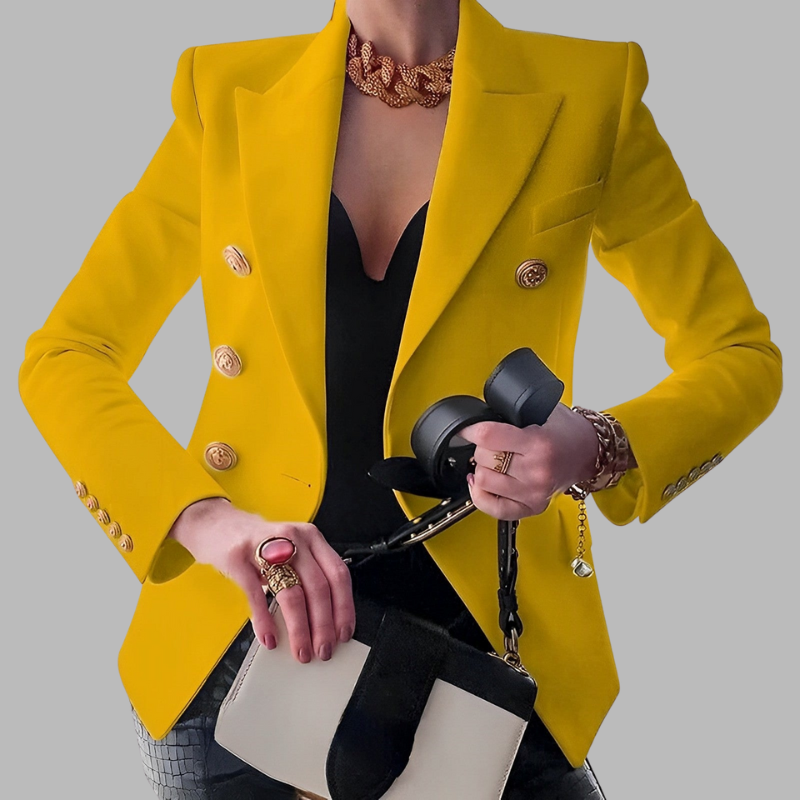 Tailored Blazer im Vintage-Stil für Damen – Slim Fit Jacke