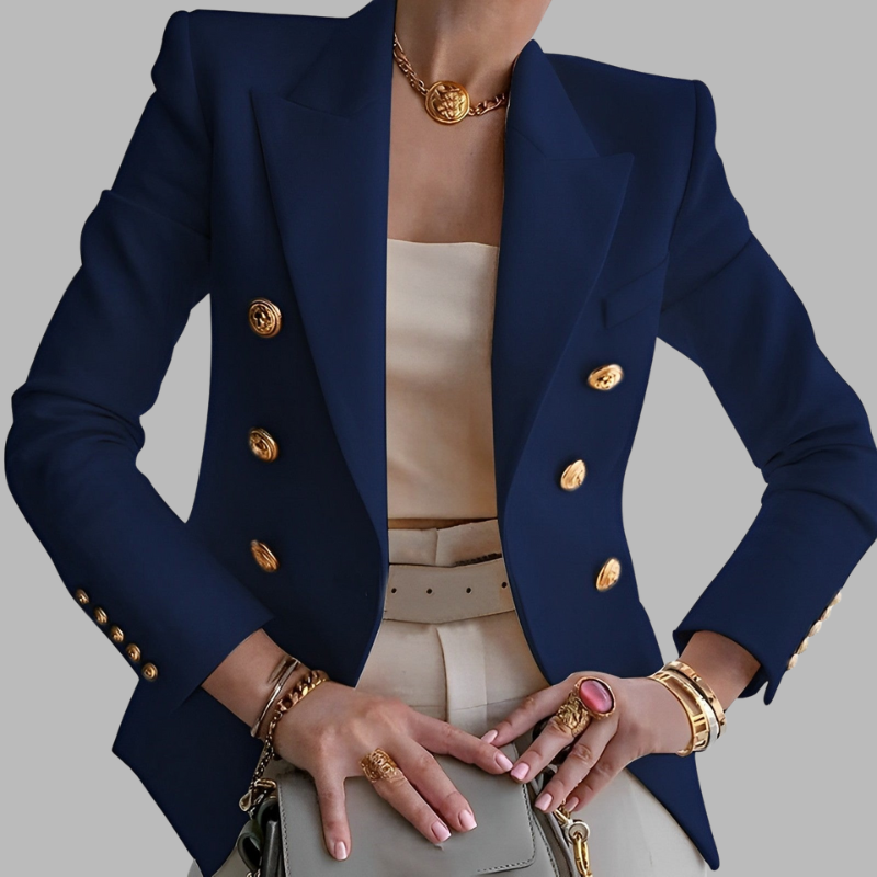 Tailored Blazer im Vintage-Stil für Damen – Slim Fit Jacke