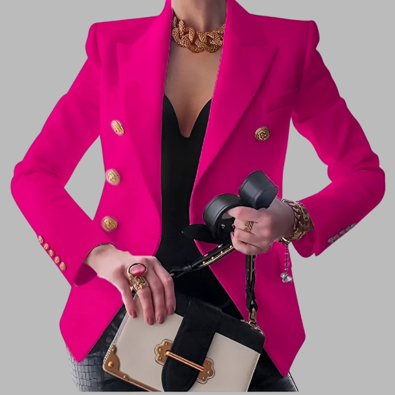 Tailored Blazer im Vintage-Stil für Damen – Slim Fit Jacke