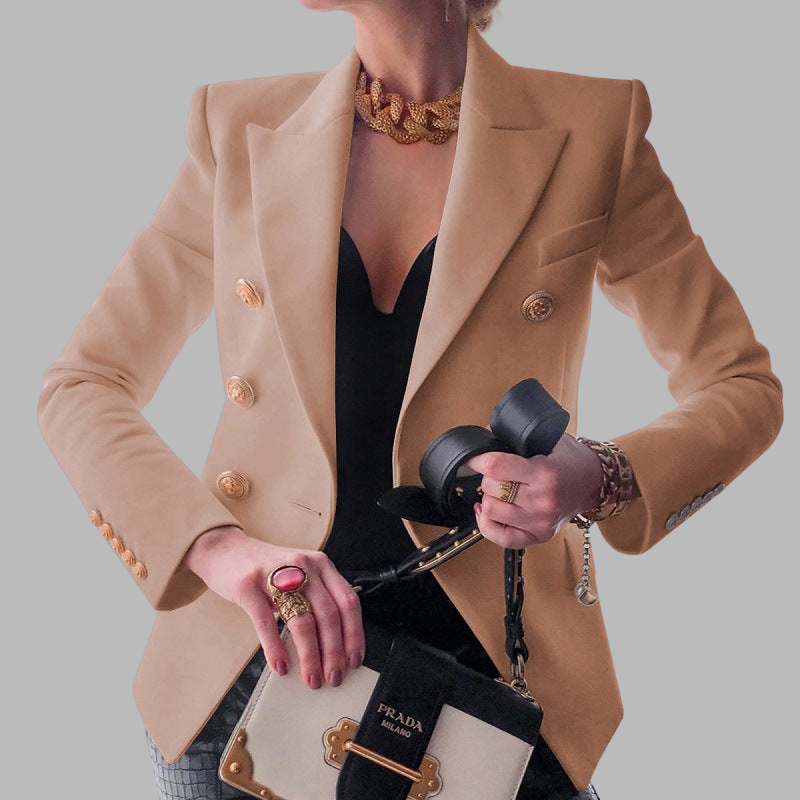 Tailored Blazer im Vintage-Stil für Damen – Slim Fit Jacke