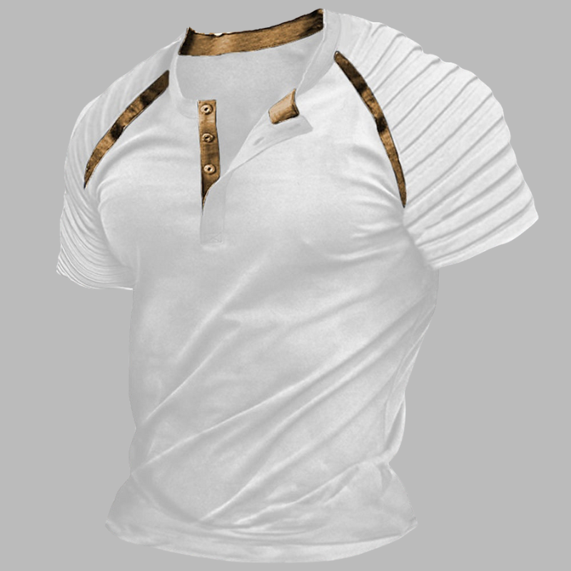 Klassisches Henley-Shirt für Herren – Slim Fit Casual Top
